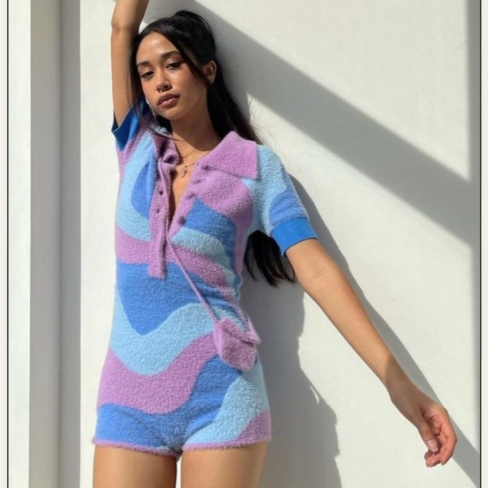 House of Sunny Good Vibrations Romper